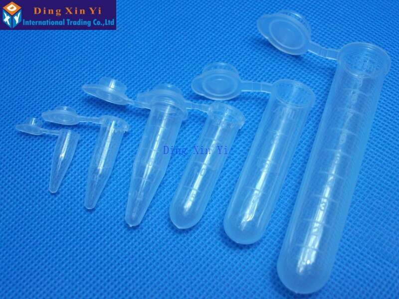 (1000 pieces/lot) 0.5ml Plastic centrifuge tube PP material Centrifugal tube with cover