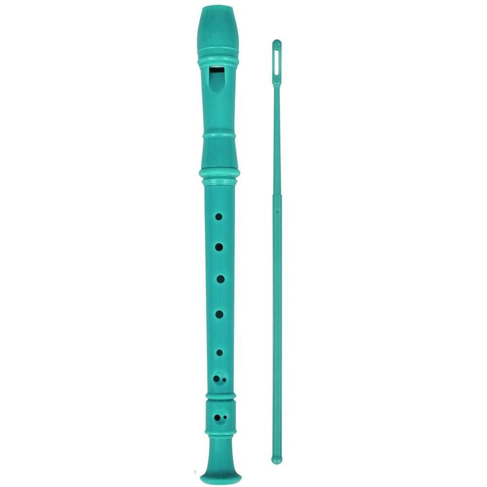 6/9 Gaten Lange Fluit Klarinet Abs Muziekinstrument Muziek Onderwijs Met Cleaning Stick Voor Kinderen Kids: dark blue