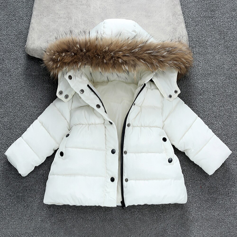 Winter Baby Soild Thick Coats Baby Girls Boys Kids Down Jacket Coat Autumn Winter Warm Children Clothes ubrania dla dziewczynek