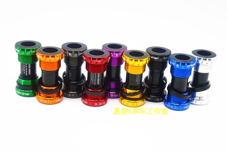 Fiets Schroefdraad Trapas Aluminium/Keramiek Kogellager BB91 Voor 68mm/73mm 24mm ShimanoFsa MTB Road Crankstel