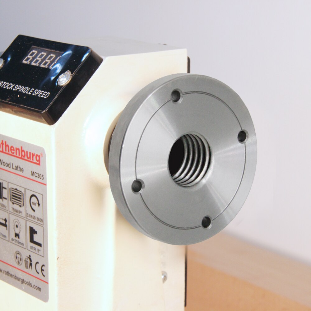 Wood Lathe Face Plate for M33 M18 1 Inch Threaded Woodworking Turning Machine Chuck 2" 3" 4" 6" Flange Faceplate
