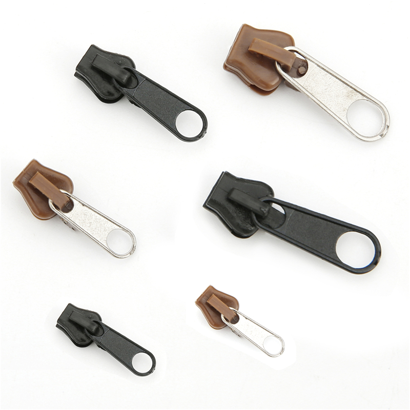 6PCS/Set Instant Zipper Universal Instant Fix Zipper Repair Kit Replacement Zip Slider Teeth Rescue Zippers For Sew