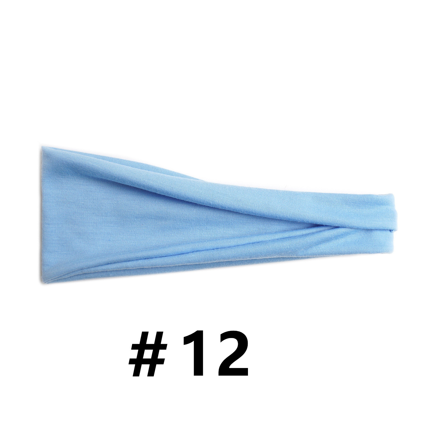 Diademas antideslizantes para mujer, banda para el sudor, bandas elásticas suaves para la cabeza, deporte, entrenamiento, Yoga, correr, viaje, accesorios para el cabello: Azul