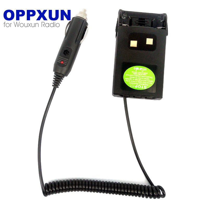 Leihen Strom Batterie Eliminator Adapter für Wouxun KG-UVD1P UV-UV6D KG-669 KG679 Walkie Talkie Radio 12 V Zigarette Leichter