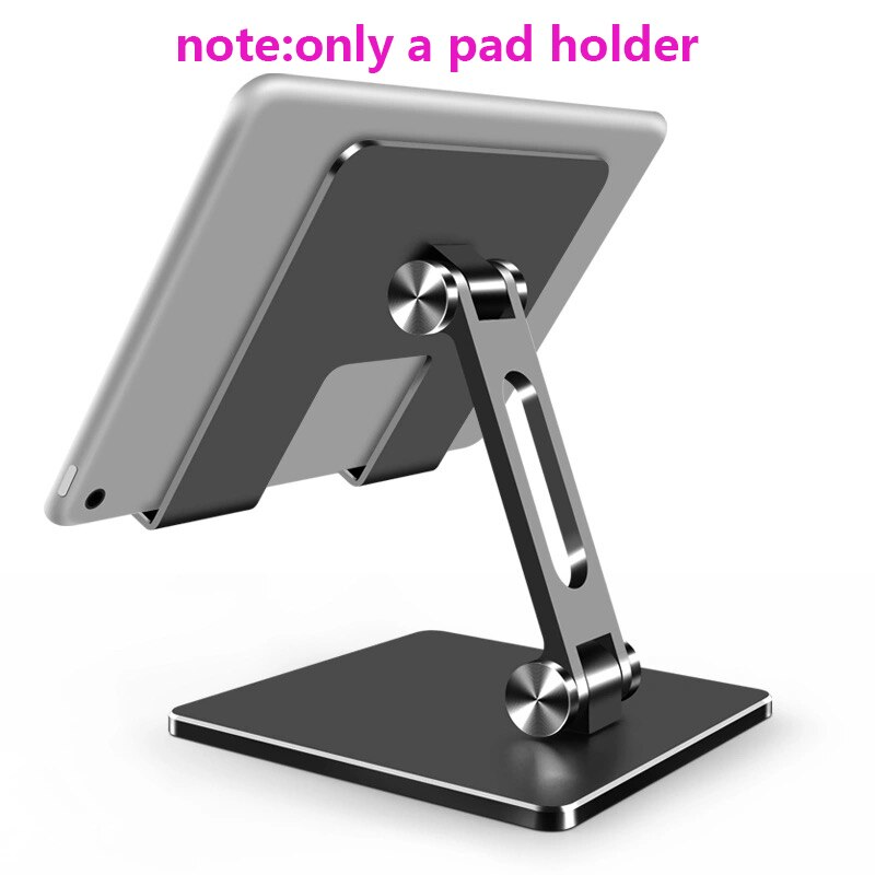 Aluminium Tablet Stand Verstelbare Standaard Grote Tablet Opvouwbare Houder Dock Voor Ipadpro 12.9 11 10.2 Air Mini Samsung Xiaomi Huawei