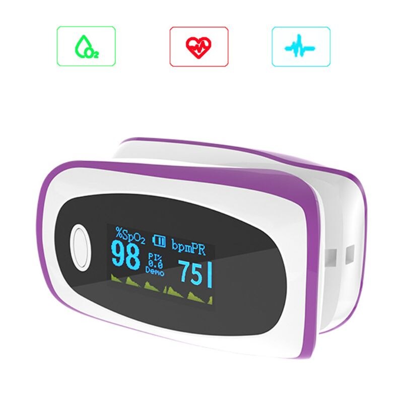 Tragbare Fingerspitze-oximeter LED-anzeige Blut Sauerstoff Puls Herz Bewertung Sättigung Meter Clip Typ Spo2 Sensor Monitor