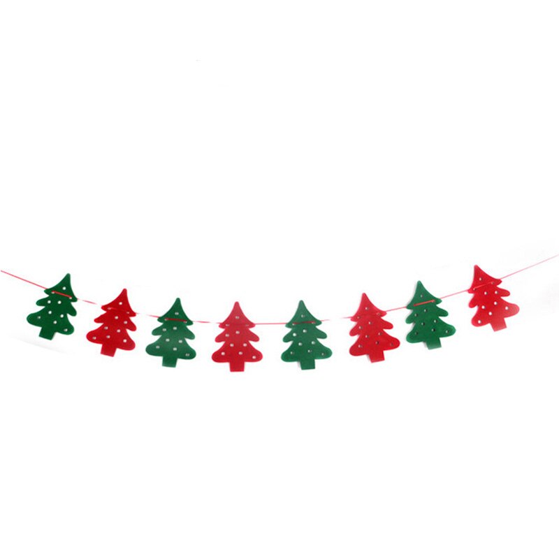 1 Set Christmas Season Hanging Flags Christmas Banners Ornament Decoration Festival Event Party Home Yard Decoration Supplies