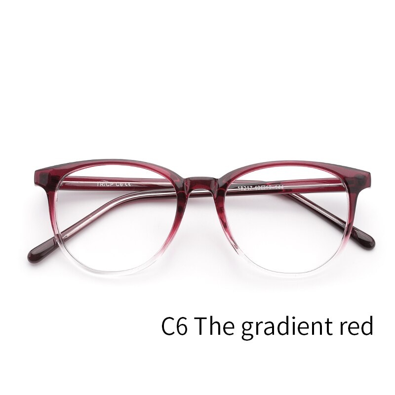 Round Glasses Frame Women Prescription Glasses And Blue Light Glasses Optical glasses frame Computer glasses Frame Women Eyewear: C6
