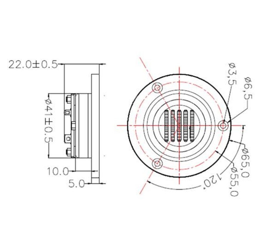 1 PCS 89dB 40,000Hz AMT ribbon tweeter raw speaker driver Air Motion Transformer tweeter speakers for Home theater car spea
