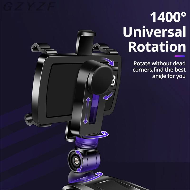 Soporte Universal de teléfono móvil para salpicadero de coche, soporte de 1440 grados para Smartphone, para coche, GPS, novedad