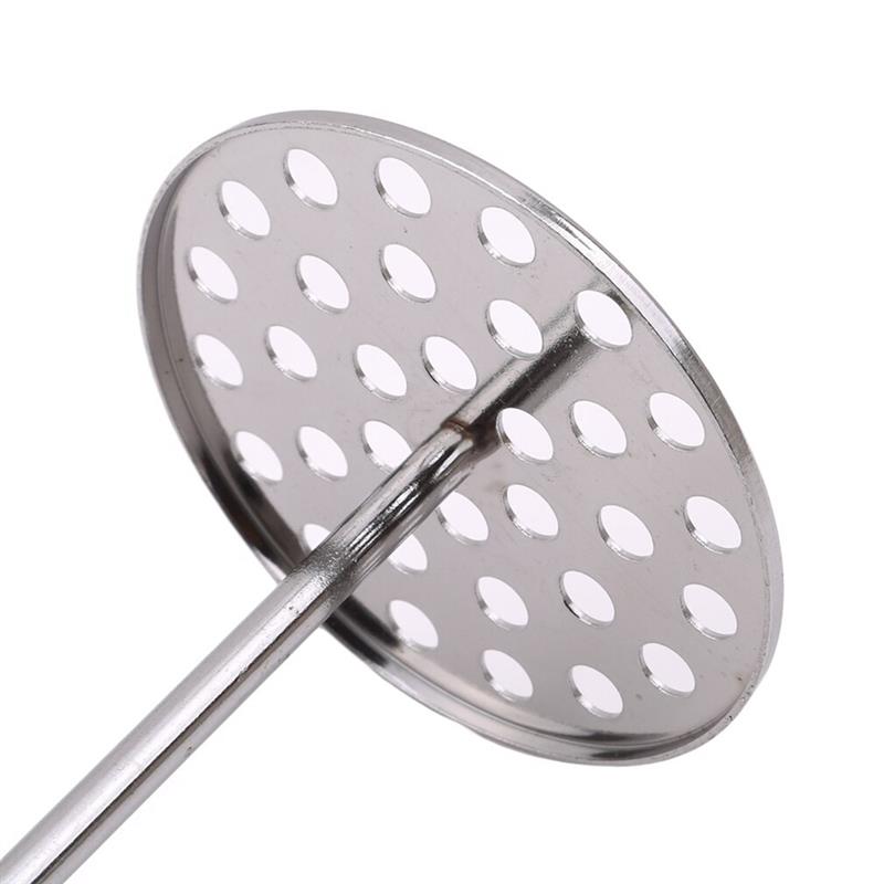 Stainless Steel Potato Masher Solid Color Metal Food Masher Vegetable Masher Ricers Tool Kitchen Accessories Gadgets