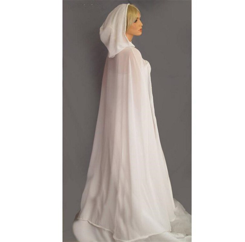 Bruiloft Mantel Bolero Vrouwen Vintage Bridal Capes Cap Jas Lange Chiffon chaqueta kap Bruiloft Accessoires capa abiti da cerimonia