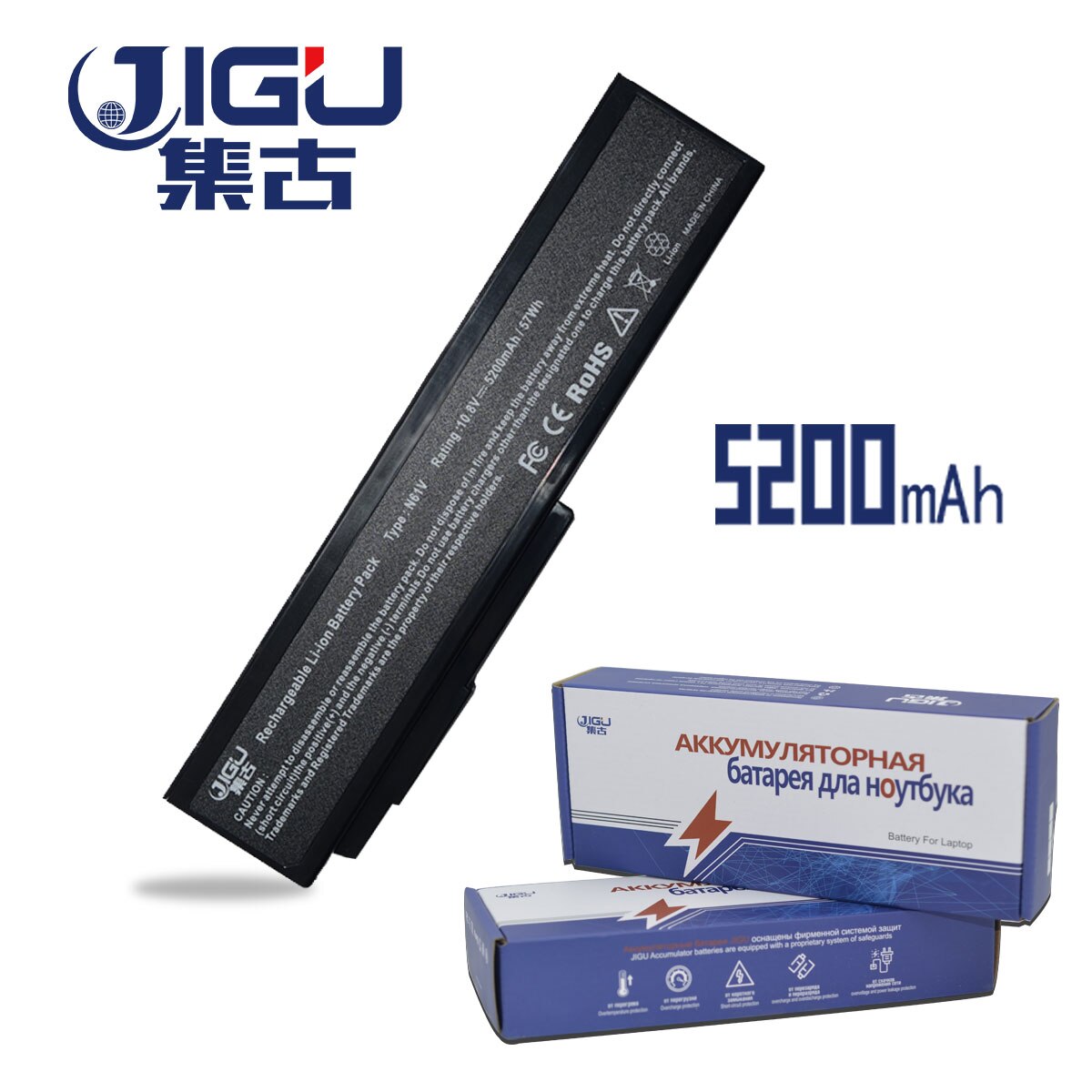 JIGU batería del ordenador portátil para Asus N61 N61J N61Jq N61V N61Vg N61Ja N61JV N53 M50 M50s N53S A32-M50 A32-N61 A32-X64 A33-M50