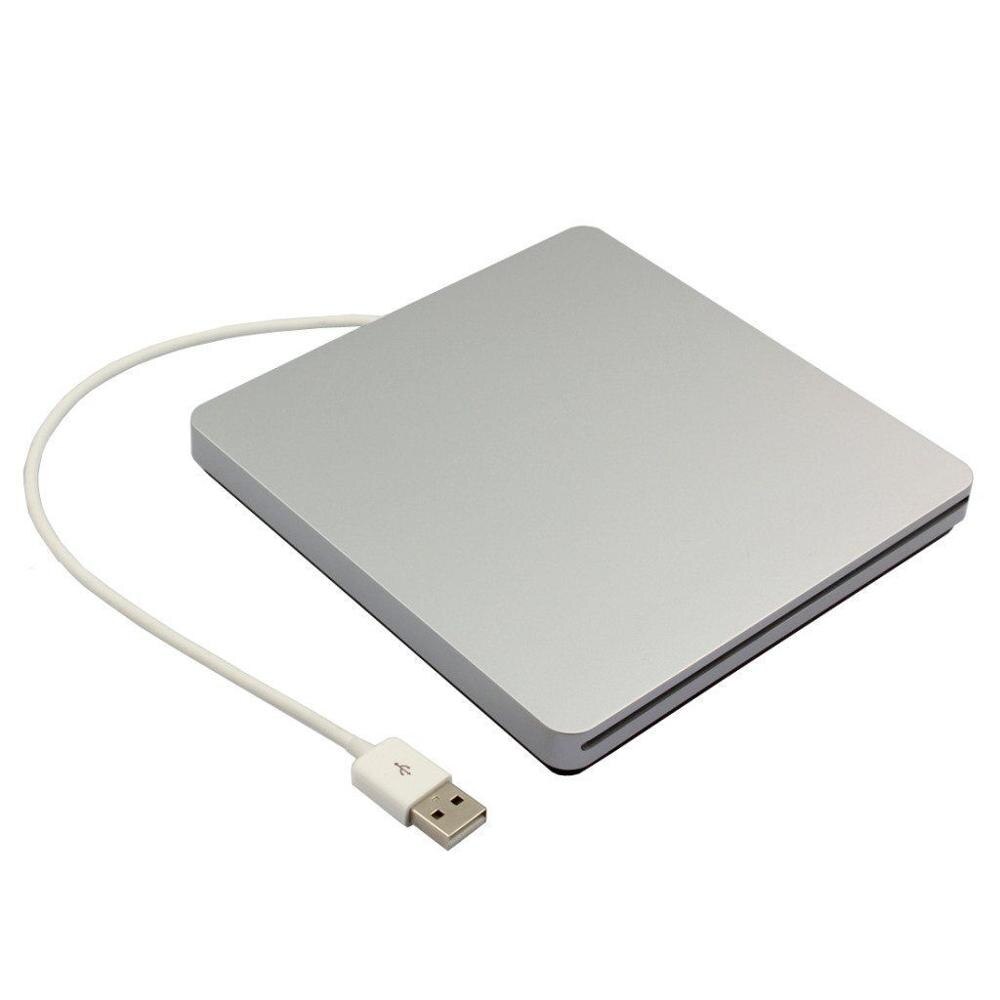 Usb 2.0 ekstern cd dvd rom rw afspiller brænder drev til macbook air pro til imac til mac win 8 bærbar notebook pc computer