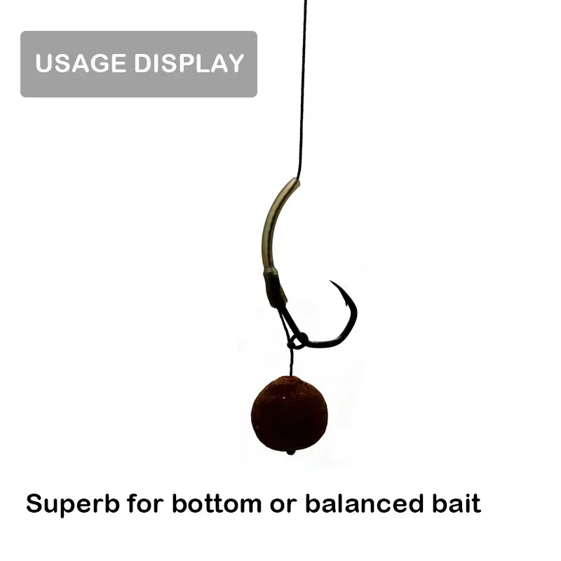 20 stk. karpefiskekroker, kickere, d-rigg, kicker-aligners, kroker, hylser, rigger, lang kicker, tilbehør, endeterminal, takle