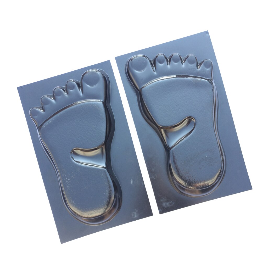 Footprint Stepping Stone Mold Concrete Cement Mould ABS Garden Path DIY