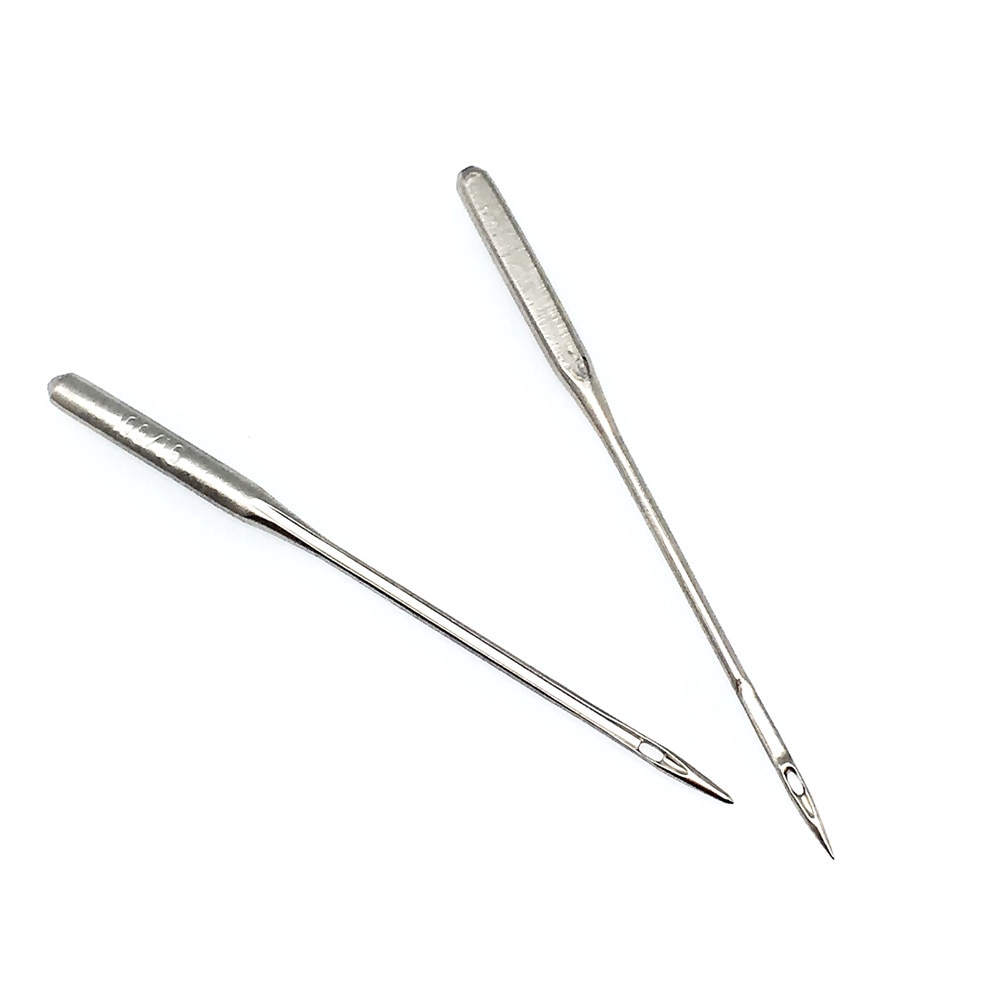 10Pcs/Set Home Sewing Machine Needles Ball Point Head 70/10 90/14 100/16 Jeans&amp;General Silver Stainless Steel Sewing Needles