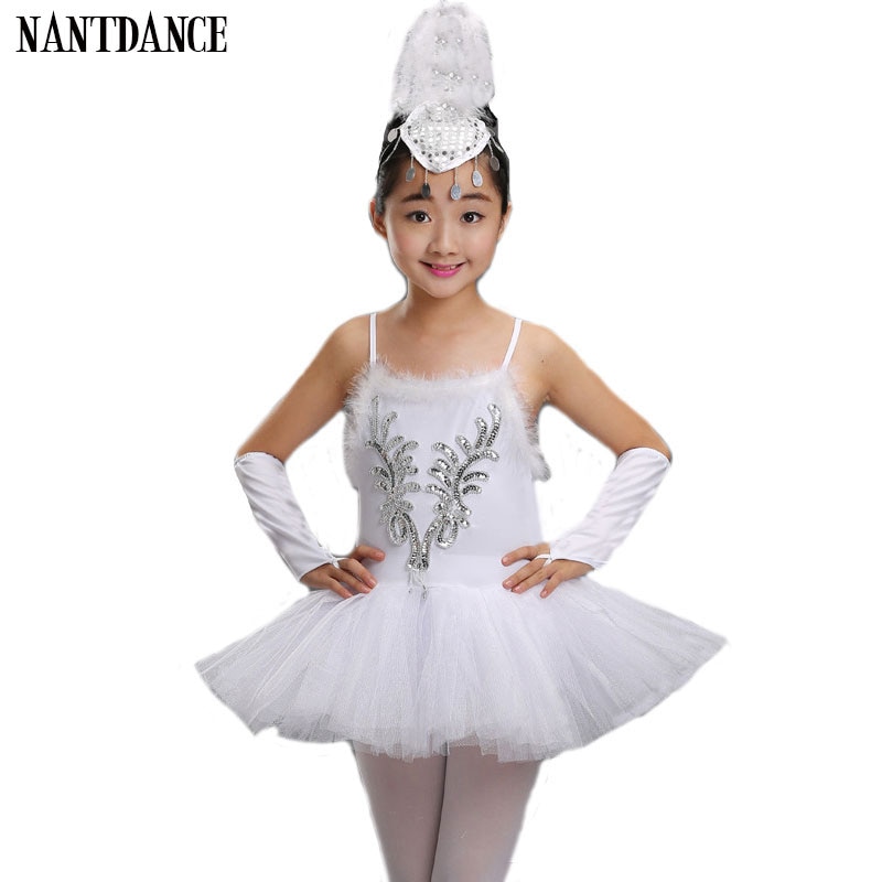 Robe De Ballet Fille à Jupe Intégrée Imprimé Méduse - Justaucorps Manches Courtes, 2-10 Ans