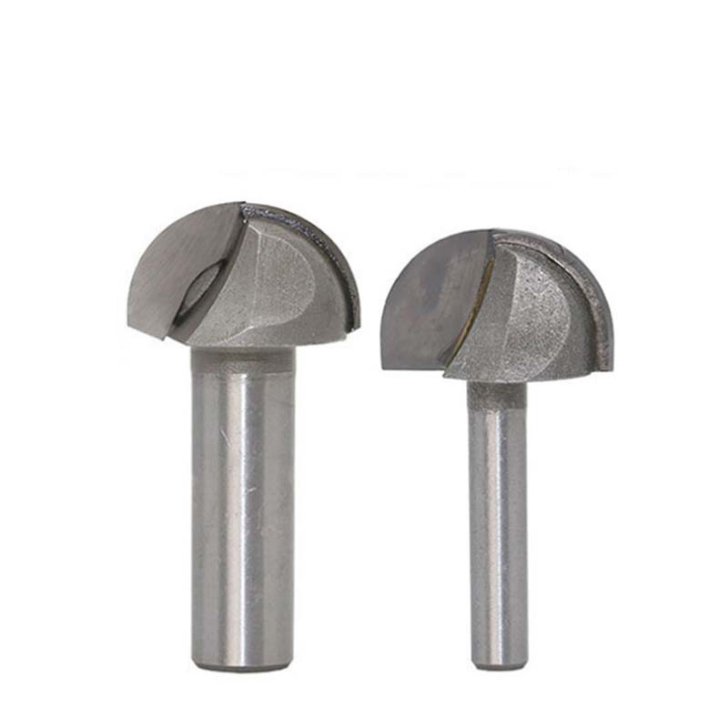 UCHEER 1pcs 8mm Shank round Router Bits for wood cove box bit Tungsten Carbide Woodworking endmill miiling cutter