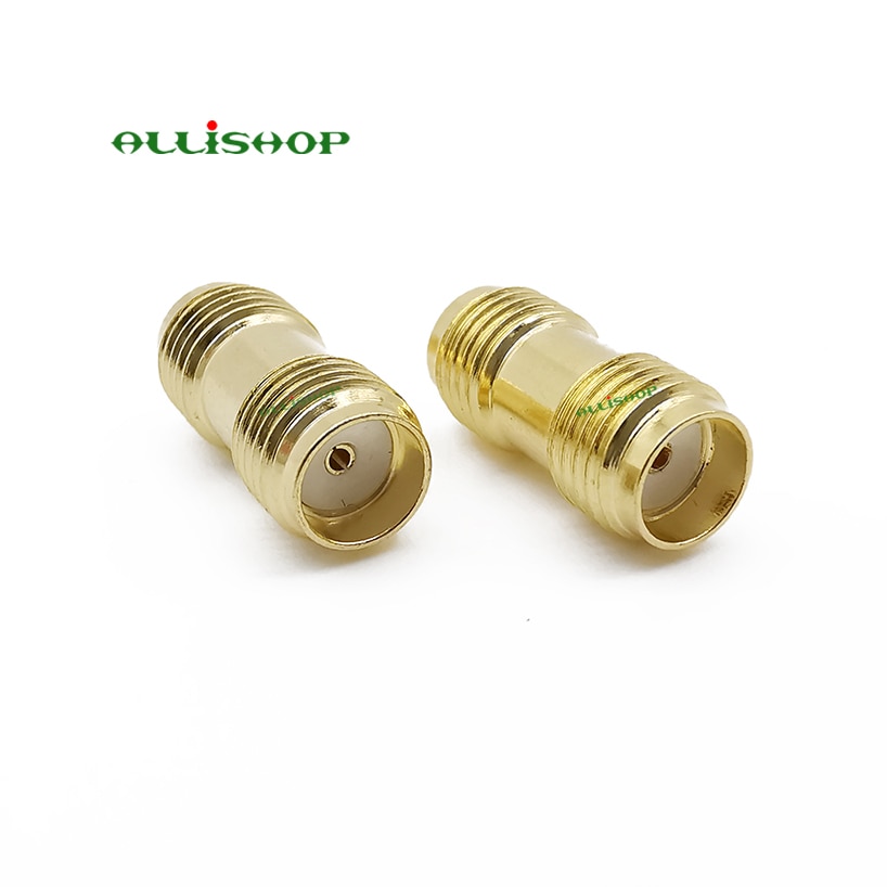 ALLiSHOP 2X SMA Male to SMA Male Plug+ 2X SMA Female to Female Jack RF Adapter Connector coaxial connectors