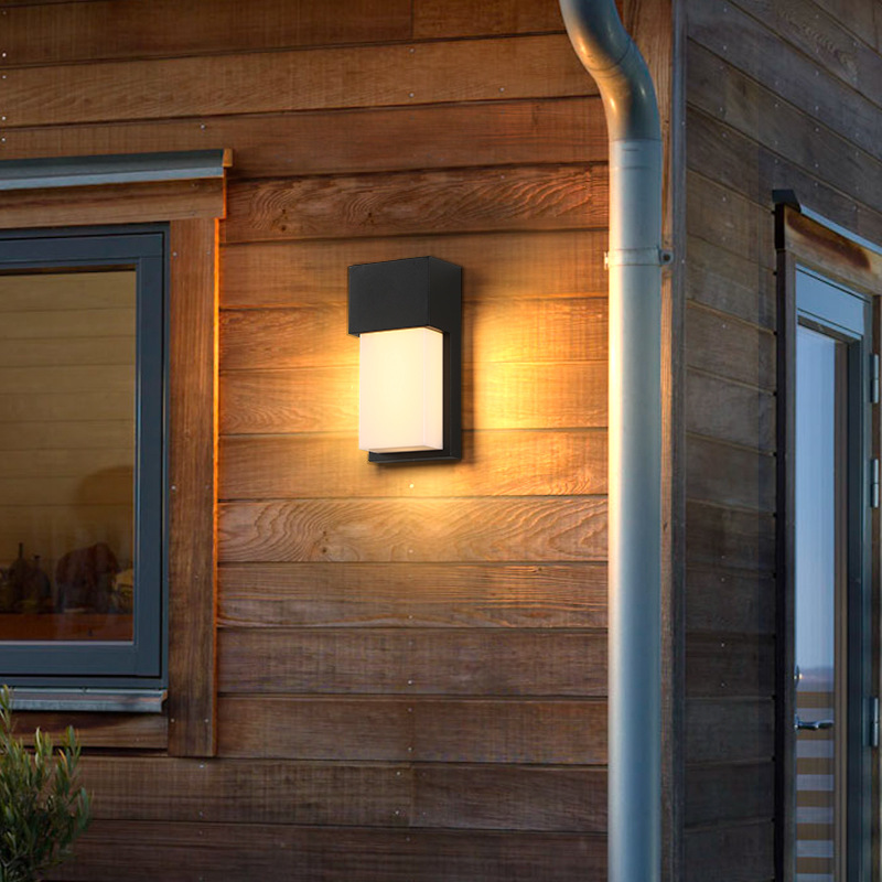 Lampada da parete a portato per esterni E27 IP65 lampada da portico da giardino in alluminio impermeabile 110V 220V apparecchio di illuminazione stradale applique per esterni