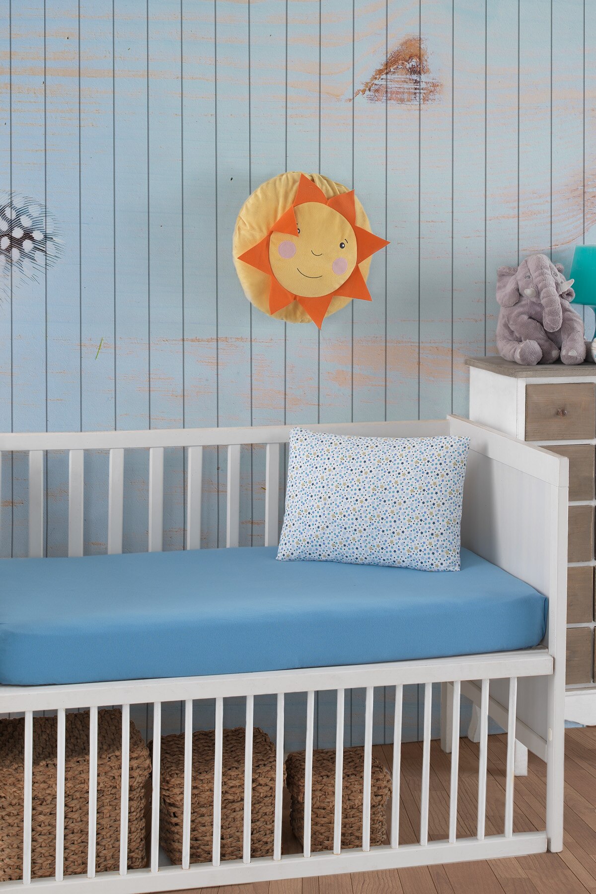 Lady Moda Baby Fitted Sheet Set 100% Cotton | 2 pcs Crib Fitted Sheet Set