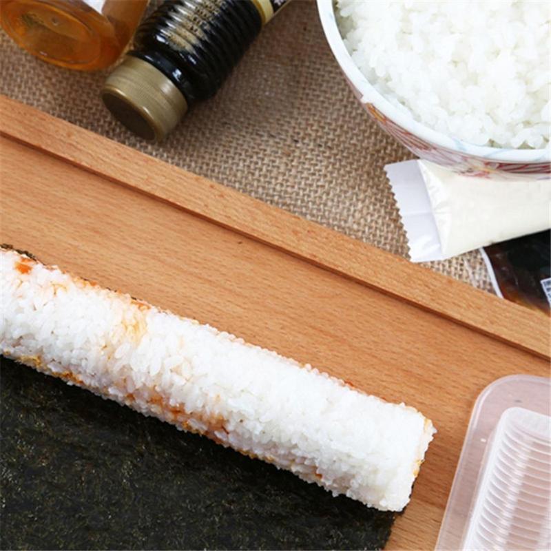Diy sushi mögel rulle mögel gör kött grönsaker laver ris rulle sushi mögel gör kök tillbehör kit verktyg bento accessorie