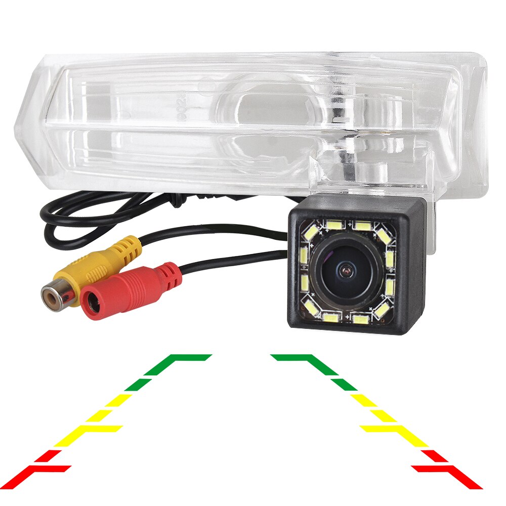 ZIQIAO for Lexus RX ES RX300 RX330 RX350 ES300 ES330 Toyota Aurion Camry Dynamic Trajectory Tracks Rear View Camera HS125: 12 LED linear track