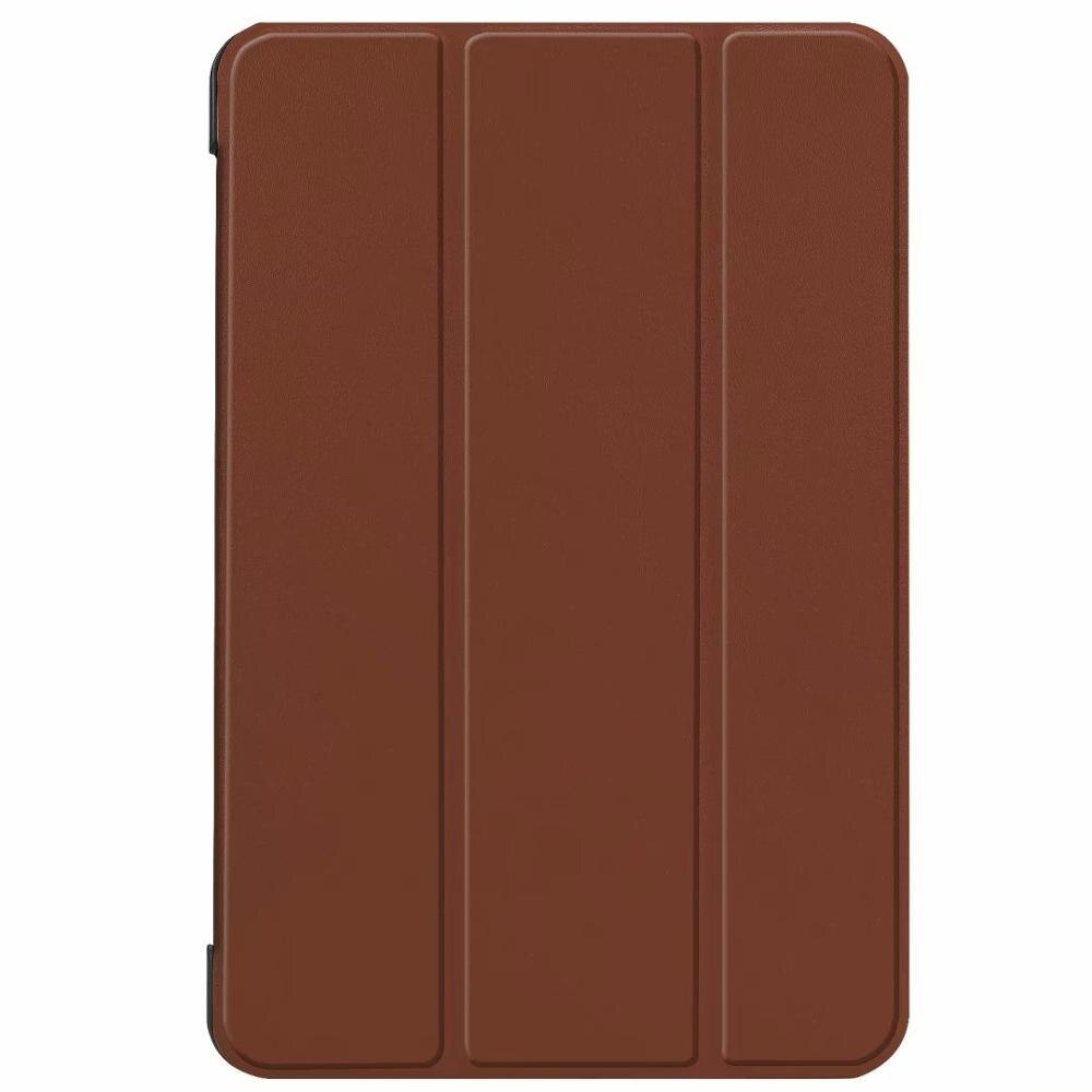 For Qua Tab QZ10 Protective Case Bag Cover 3 Folds Stand Shell for QuaTab QZ 10 10.1" Guard Holder Protector ShockProofSleeve: Brown