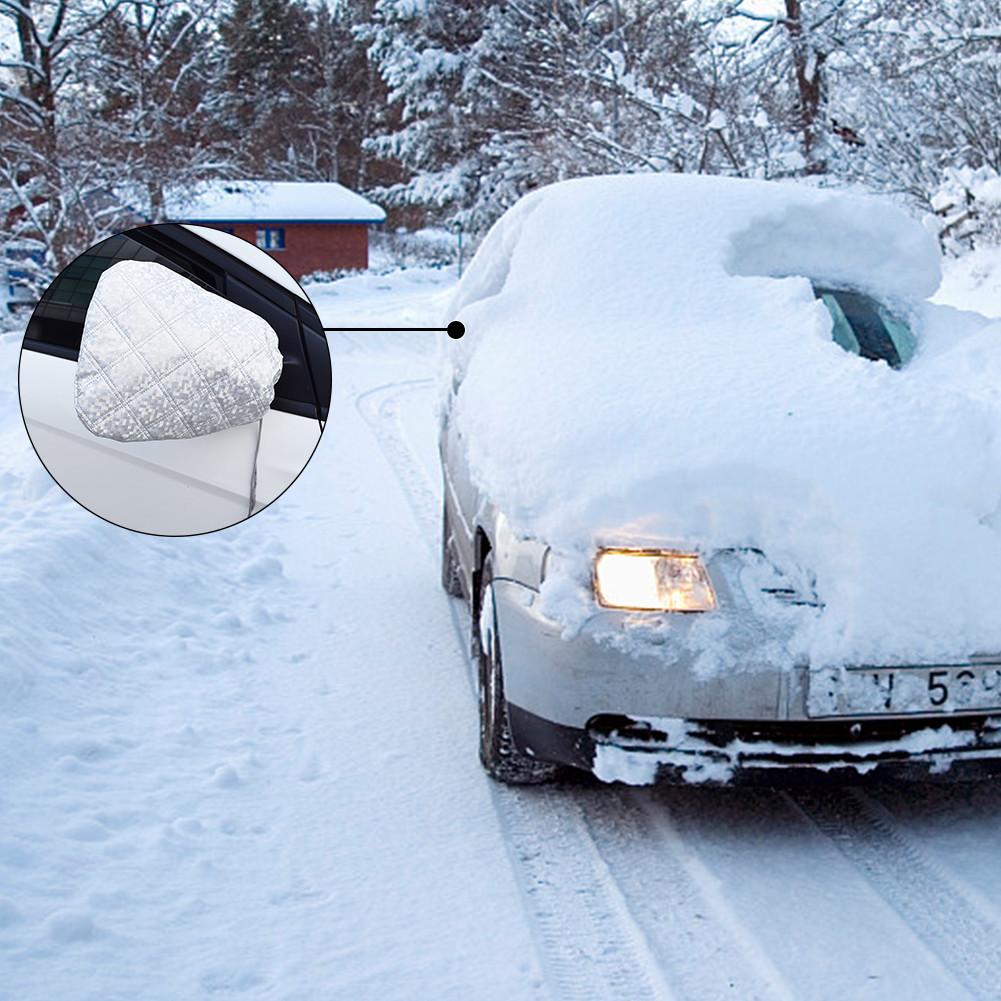 2Stck Auto Seite Spiegel Schutzhülle Eis Spiegel Abdeckungen Wasserdicht Frost Schutz Spiegel Abdeckung Für Rückspiegel
