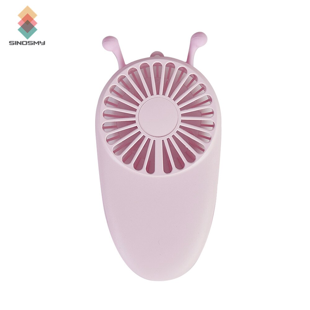 Usb Elektrische Draagbare Oplaadbare Mini Ventilator: Pink