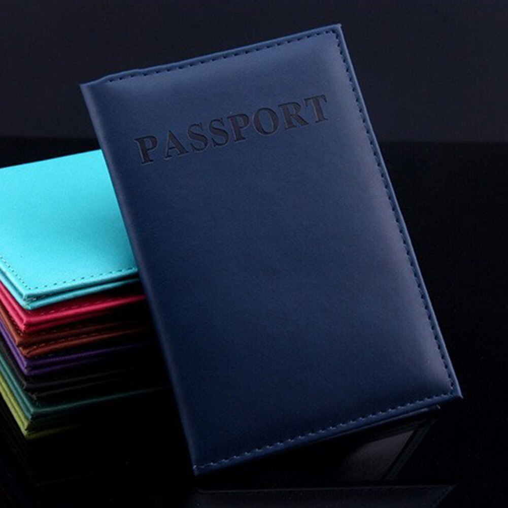 Unisex Paspoorten Clip Vrouwen Mannen Paspoort Opslag Houder Immitatie Lederen Reizen Paspoort Cover Card Organizer Case