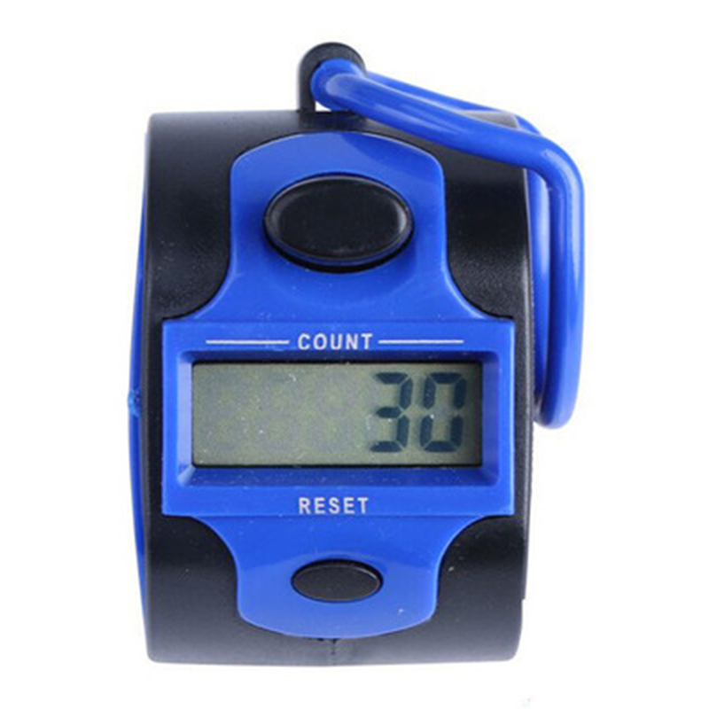 Portable 5 Digit Display Digital Hand LCD Electronic screen Held Tally Counter Finger Mini Handheld Clicker People Counter Meter