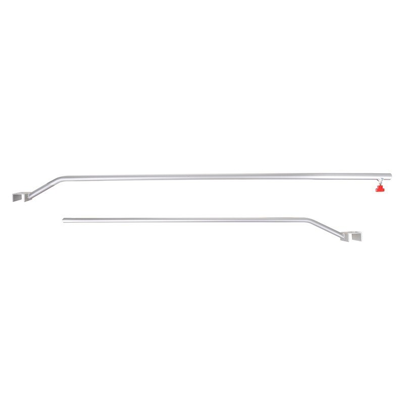 Soutien aluminium ajustable 132-210cm pour bâche plate remorque