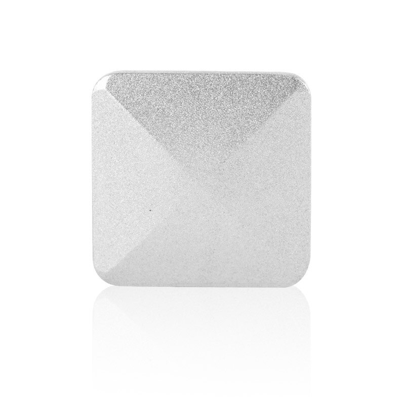 Anti-gravity Square Magic Square Flip Square Pocket Toy Desk Toy Office Rotating Toy Relieve Stress Kinetic Kids Desk: Grey - A