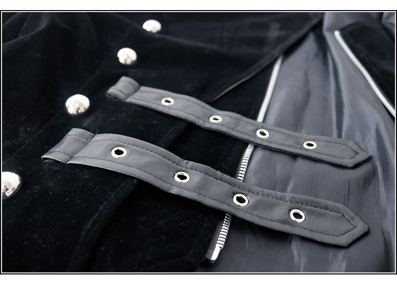 Hombre vampiro Steampunk victoriano Medieval renacimiento abrigo chaqueta FRAC de realizar largo gótico Vintage chaquetas abrigos