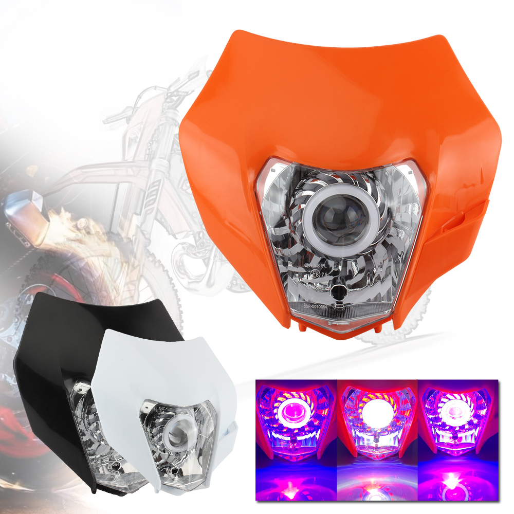 Faro delantero para motocicleta, faro Led Para KTM EXC XC SX EXCW SXW Duke 125-500 Focos Para Moto Dirt Bike Enduro Motocross