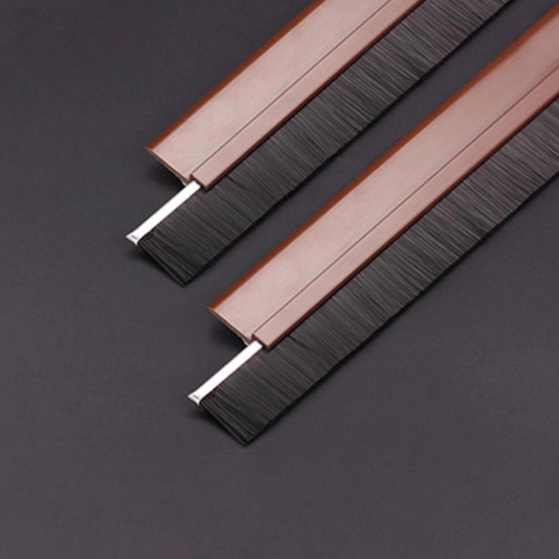 Deurvegen Afdichtingsborstel Zelfklevend Afneembaar Afneembaar 15Mm 2Cm 25Mm 3Cm 35Mm 4Cm 5Cm 55Mm-10Cm Witbruin Houtnerf