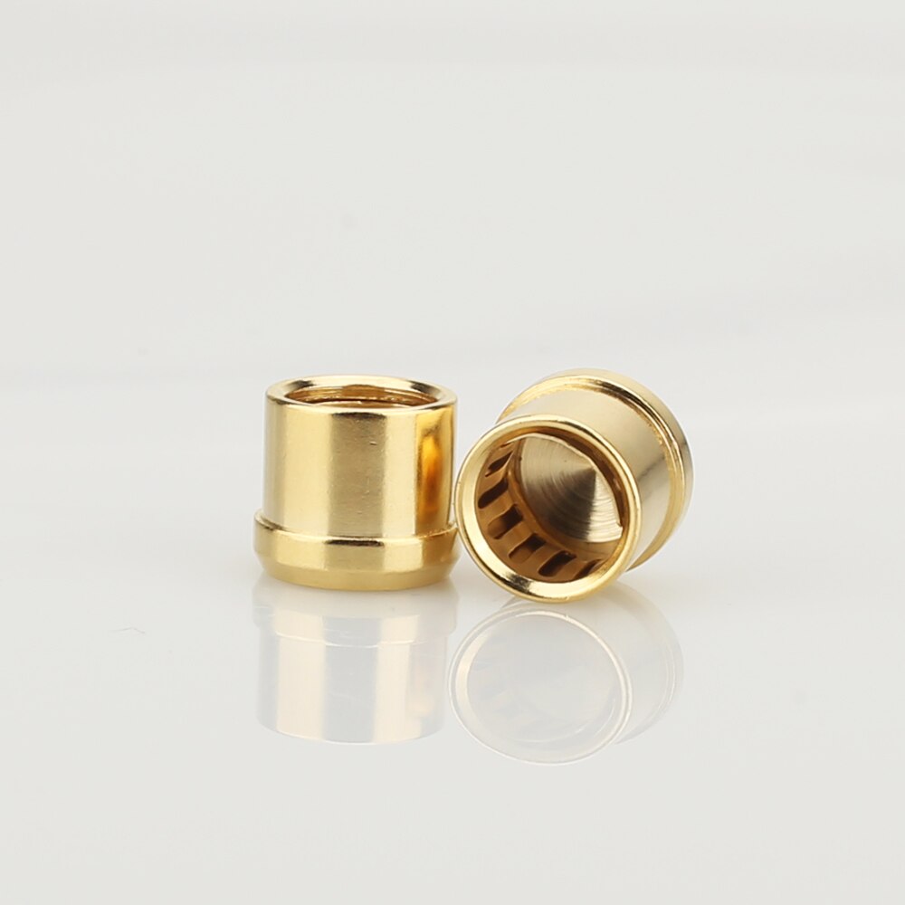 HI End Rumore Fermacorda E Ganci di Rame Placcato Oro XLR Spina Caps XLR Protect Cap 3pin XLR femmina di Riduzione del Rumore Tappi: 2pcs rca caps