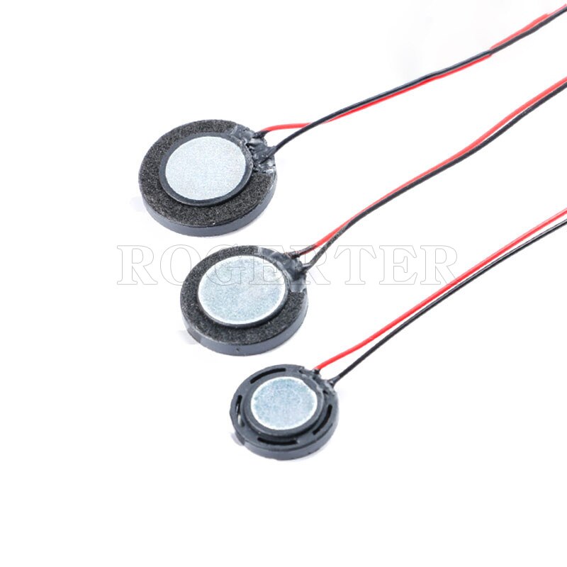 Haut-parleur rond, 5 pièces, 15/18/20mm de diamètre, 8 ohm/1W, petit haut-parleur avec câble et prise 1.25MM, bricolage