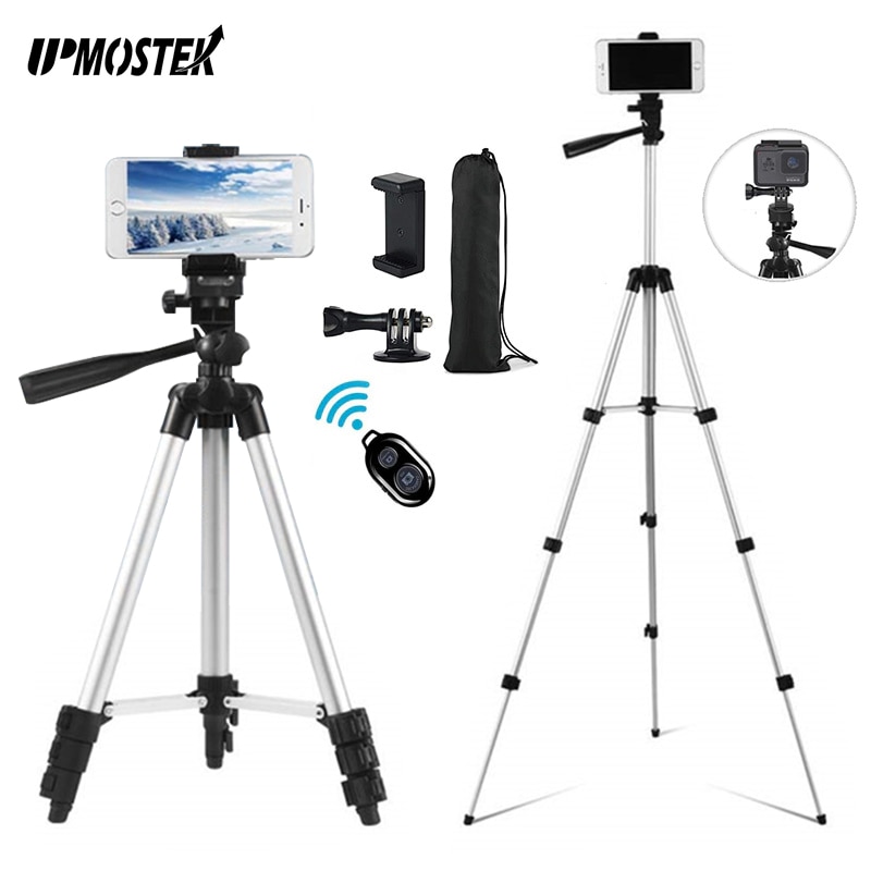 Upmostek Mini Statief Voor Camera Mobiele Telefoon Stand Met Houder Selfie Bluetooth Remote Tripode Voor Alle Smartphone Gopro Camera 'S