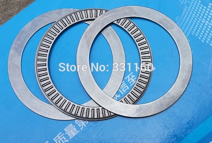 Roulement Axial 5 pièces, roulement à aiguilles de poussée avec deux rondelles NTA3648 + 2TRA3648, la taille est de 57.15x76.2x(1.984 + 2x0.8) mm