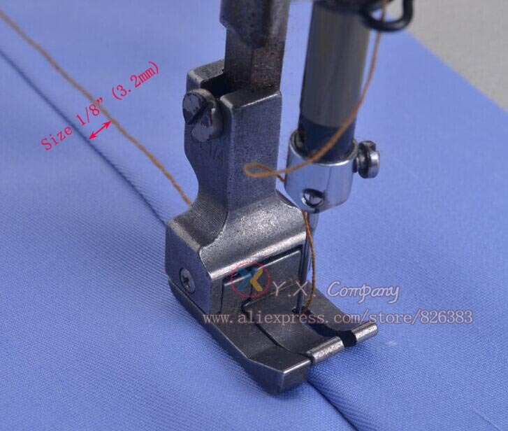 Pie de presión izquierdo y ancho de hierro de 1 pieza para Máquina De Coser Industrial, muchos tamaños para elegir.