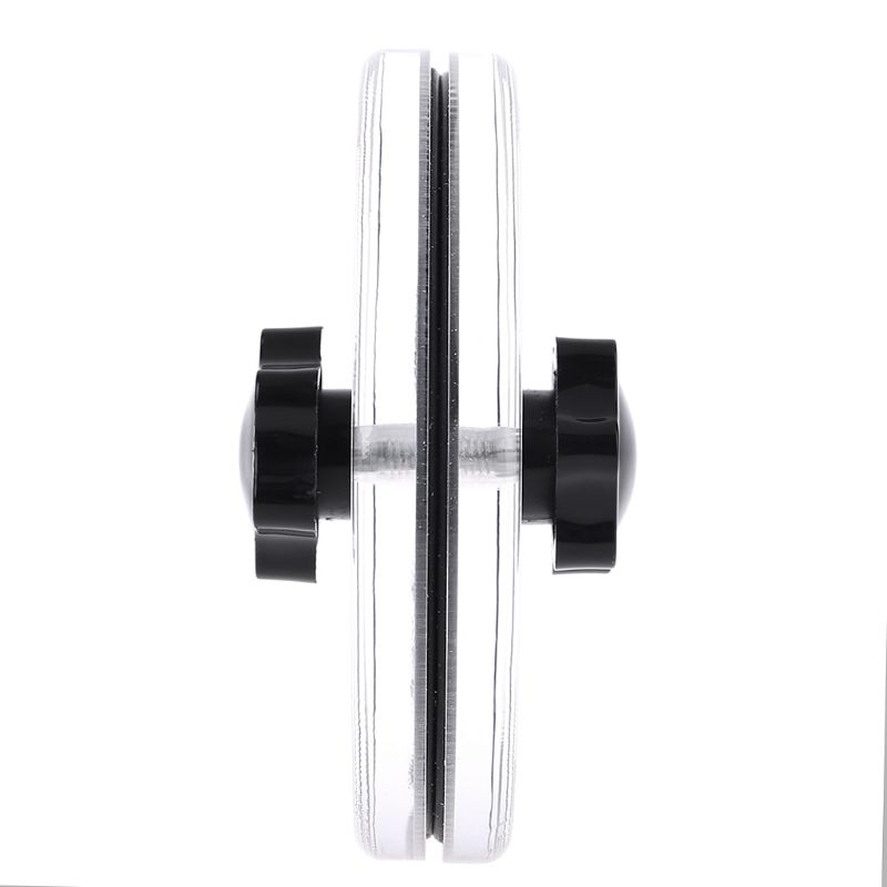 LP Vinyl Record Cleaner Clamp Record Label Saver Acrylic Clean Tools Cloth