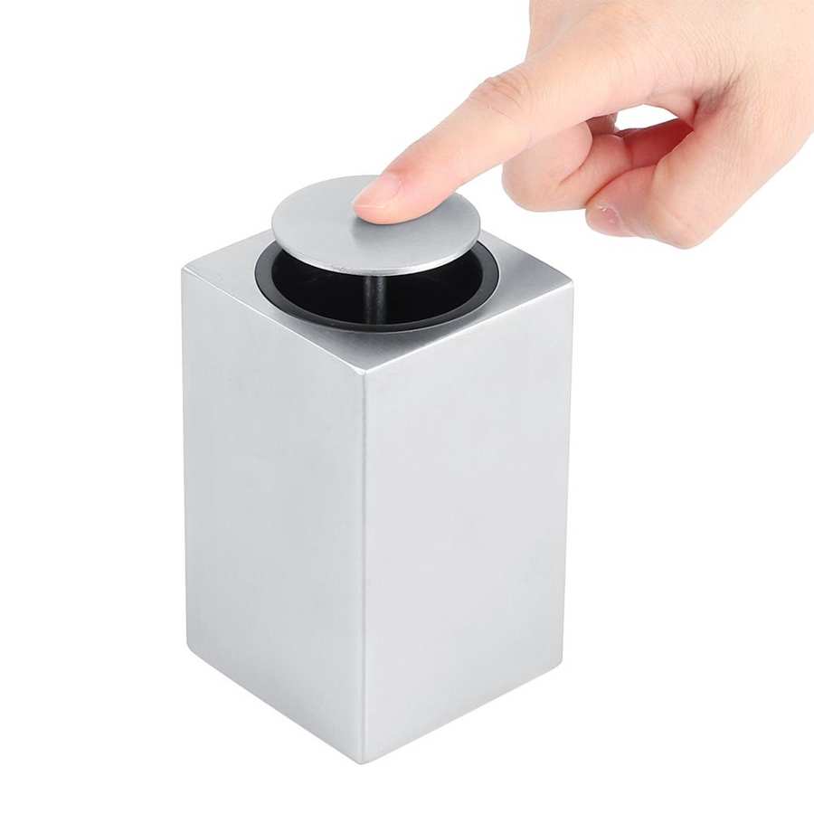 Innovative 304 Stainless Steel Automatic Toothpick Storage Box Dispenser For Home Restaurant Holder Hand Press Toothpick Box