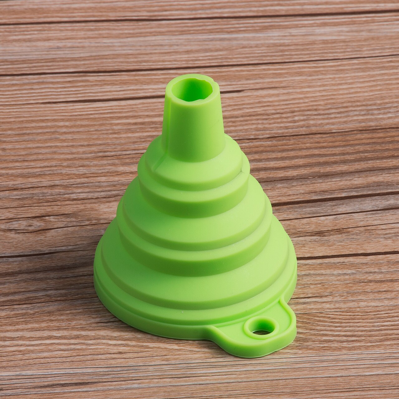 Heat-resistant silicone funnel for cooking practical gel foldable folding funnel kitchen tool: Default Title