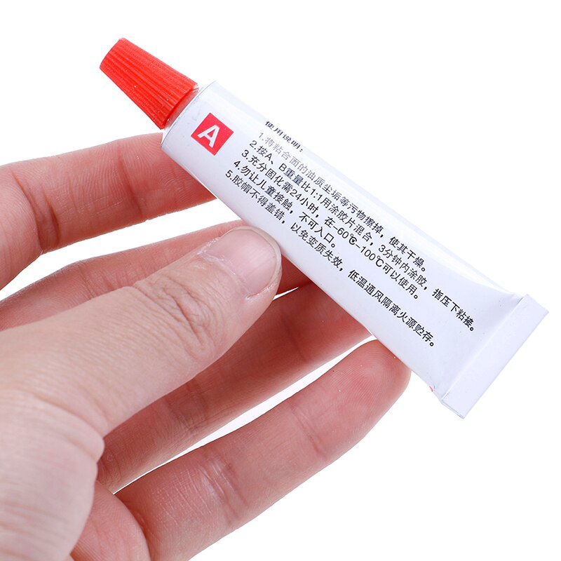 Colle Super AB 302 liquide résine époxy | Cyanoacrylate fort, résine époxy cuir caoutchouc, adhésif époxy métal verre bois papeterie Kit de magasin UV