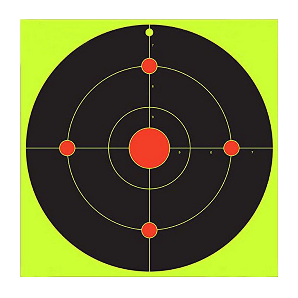 10pcs Fluorescent Target Shoot Arrow Archery Pasters