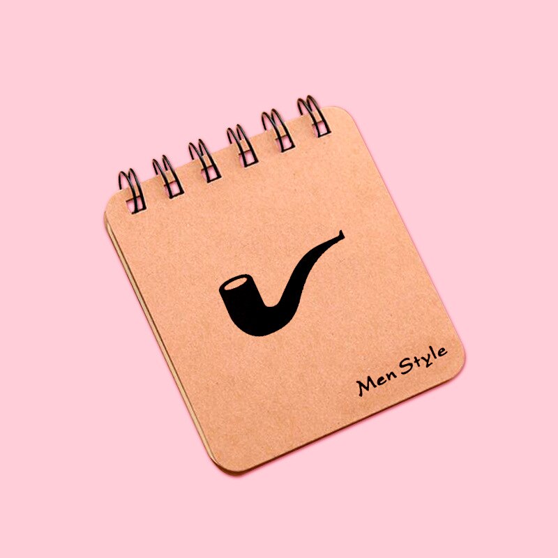 Cuaderno con bobina meteorológica para Barba Negra, Mini libreta portátil, Memo, estudiante, papelería Kawaii, suministros de oficina y escuela, papelería: 01