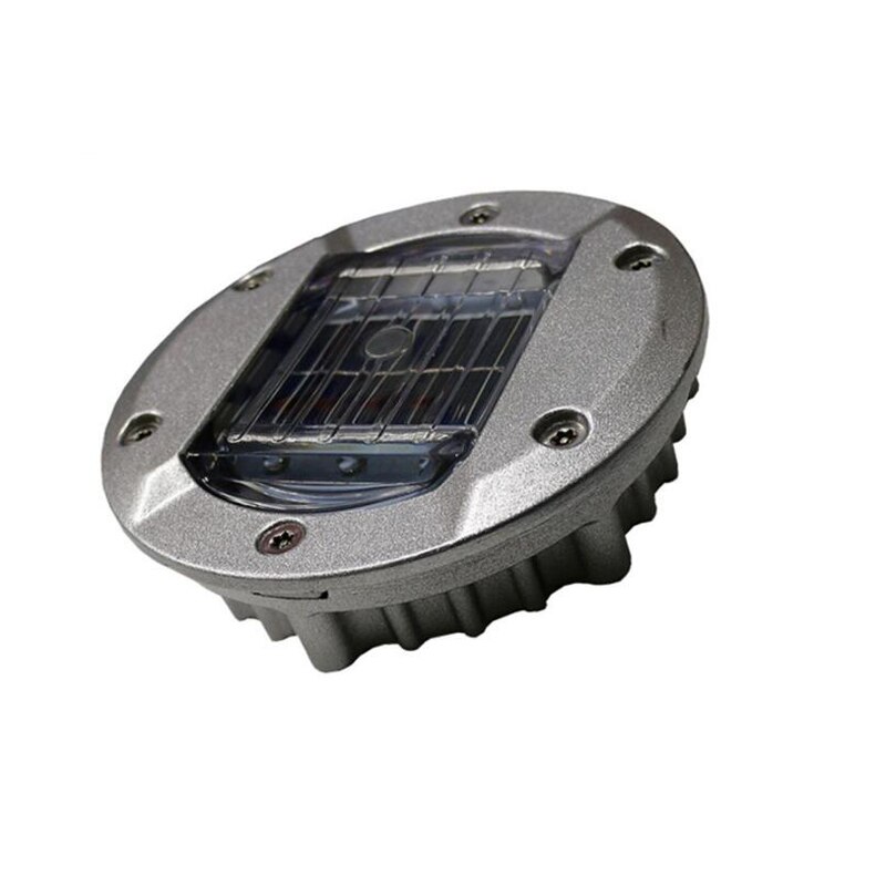 Goujon de route étanche en aluminium de 35 tonnes, dispositif de marquage de chaussée à énergie solaire intégré IP68